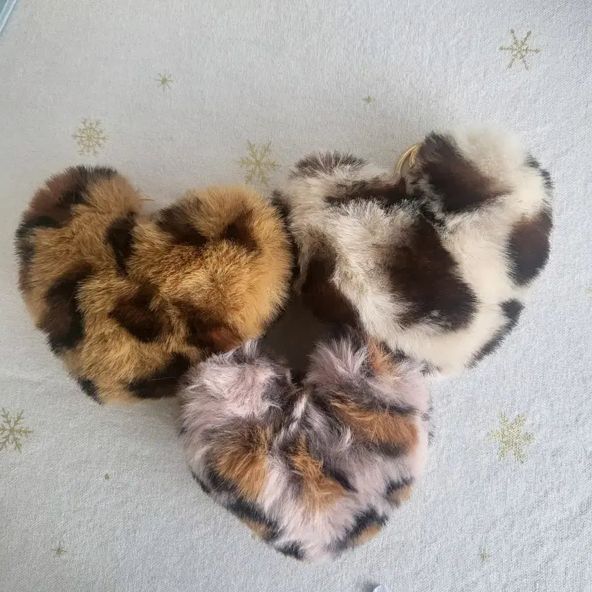 [BUNJANG] Heart Fur Keychain / 하트 퍼 키링