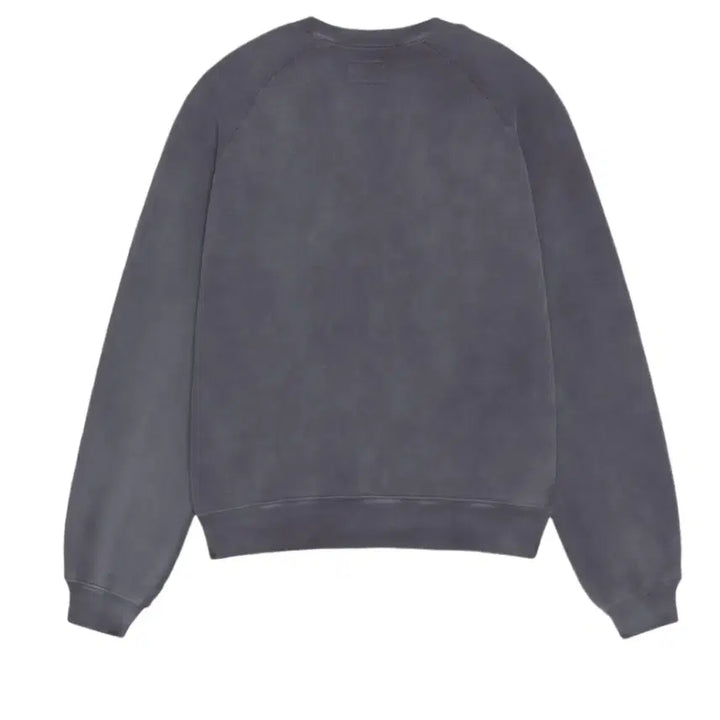 [SOLD OUT] [새상품] 스투시 오버로크 바시티 래글런 크루넥 워시드 블랙