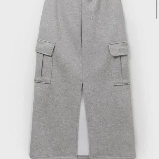 [BUNJANG] Blackup Gray Cargo Banding Long Skirt / 블랙업 기모 회색 카고 밴딩 롱 스커트 Free