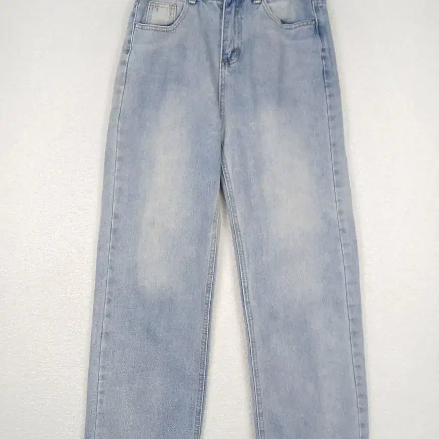 [BUNJANG] Wide Denim Pants (S-M) / 여성 연청 데님 와이드 팬츠(S-M)