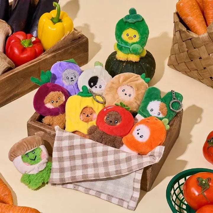 [BUNJANG] Line Friends Minini Farm Doll Keyring Bundle Set / [미개봉 새제품] 라인프렌즈 인형 키링 미니니 팜니니 브니니