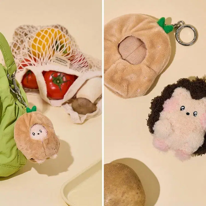 [BUNJANG] Line Friends Minini Farm Doll Keyring Bundle Set / [미개봉 새제품] 라인프렌즈 인형 키링 미니니 팜니니 브니니