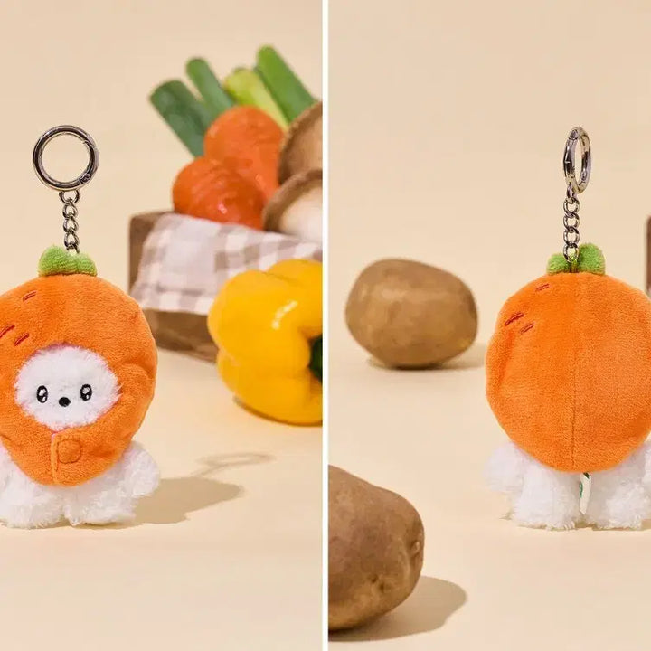 [BUNJANG] Line Friends Minini Farm Doll Keyring Bundle Set / [미개봉 새제품] 라인프렌즈 인형 키링 미니니 팜니니 브니니