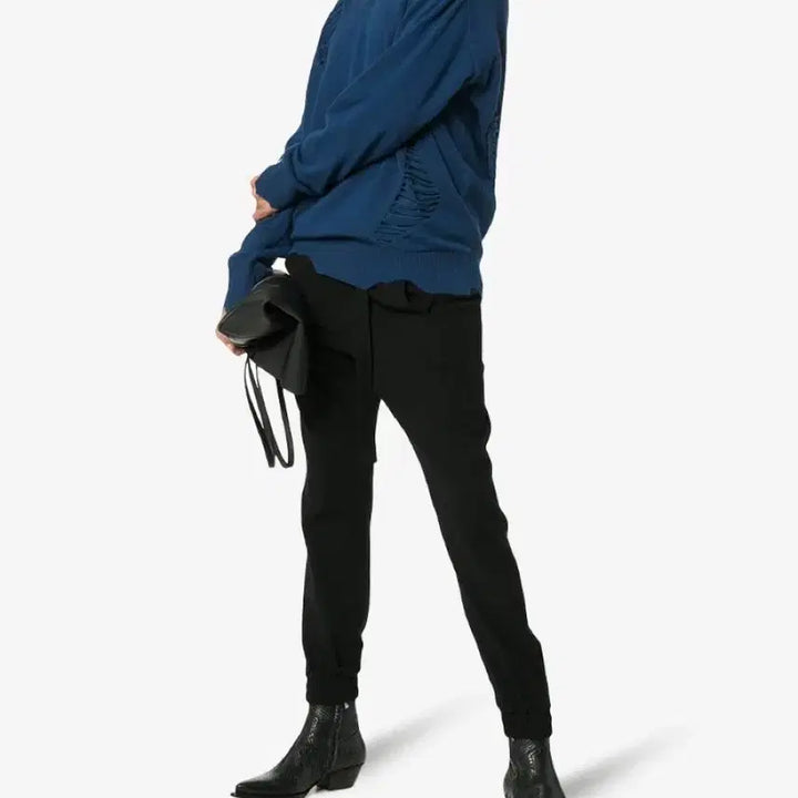 [BUNJANG] Helmut Lang Distressed Knit Sweater / 헬무트랭 디스 니트