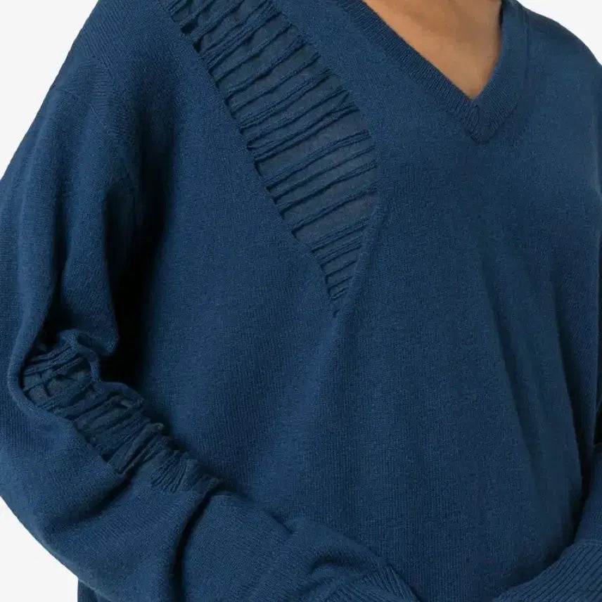 [BUNJANG] Helmut Lang Distressed Knit Sweater / 헬무트랭 디스 니트