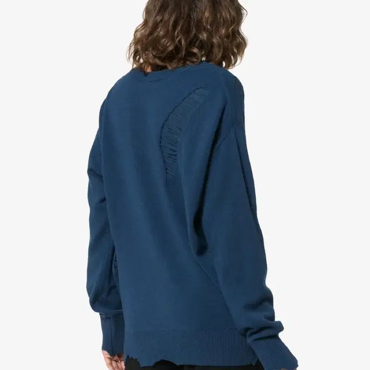 [BUNJANG] Helmut Lang Distressed Knit Sweater / 헬무트랭 디스 니트
