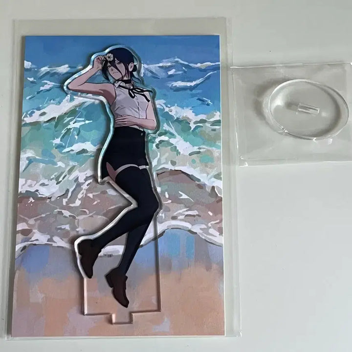 [BUNJANG] Chainswoman Reze Acrylic Stand / null님 체인소맨 레제 비공굿 아크릴 스탠드+배경지