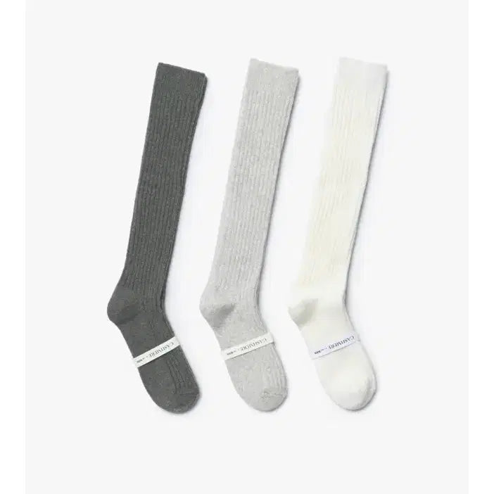 [BUNJANG] Lazy Shop Cashmere Socks Charcoal / 레이지샵 캐시미어 삭스 차콜 | 온트 유솝 레예 시예 리즈