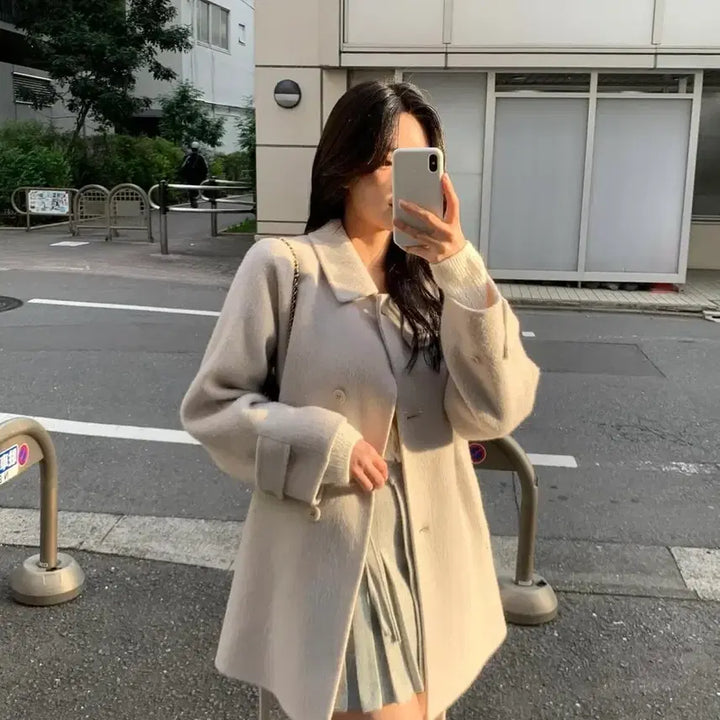 [BUNJANG] Shop Minette Handmade Coat / 샵미네트 soap handmade coat (새상품/택o)