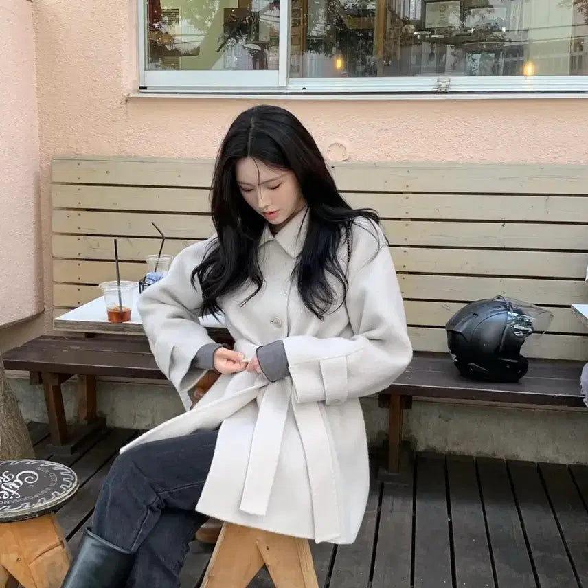 [BUNJANG] Shop Minette Handmade Coat / 샵미네트 soap handmade coat (새상품/택o)