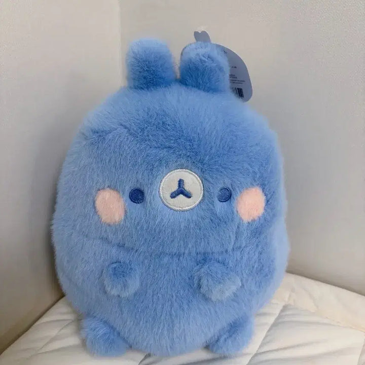 [BUNJANG] Molang Vintage Blue Plush Toy / 몰랑이인형 몰랑 빈티지 블루 인형 새상품