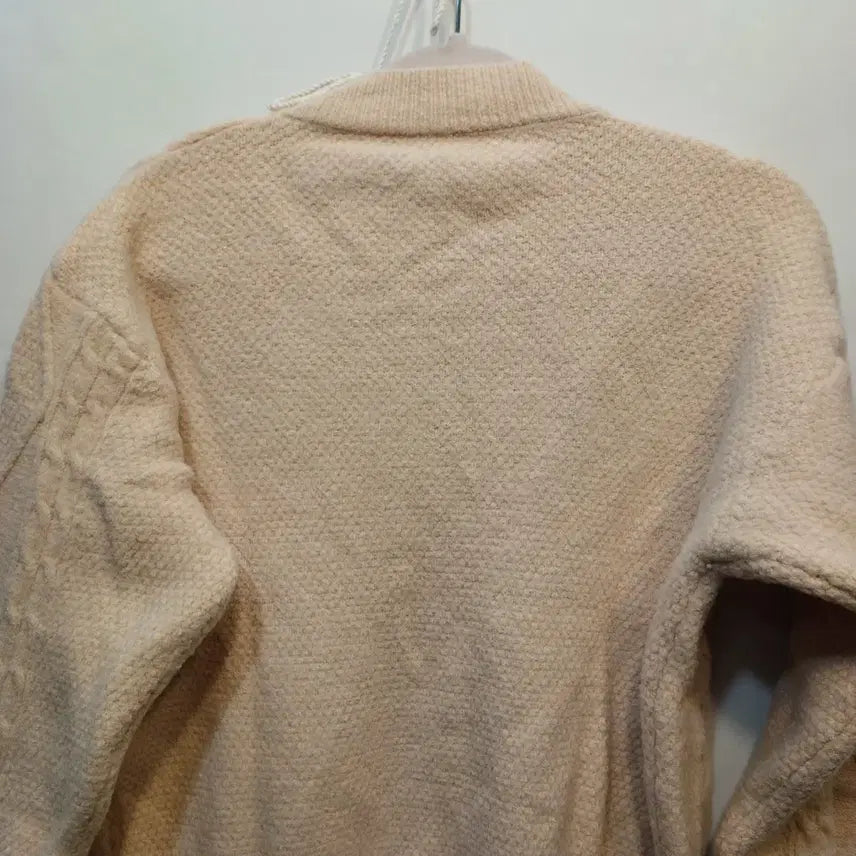 [BUNJANG] Ivory V-Neck Cable Knit Sweater / 아이보리 브이넥 케이블 니트 스웨터80~85사이즈겨울  62094