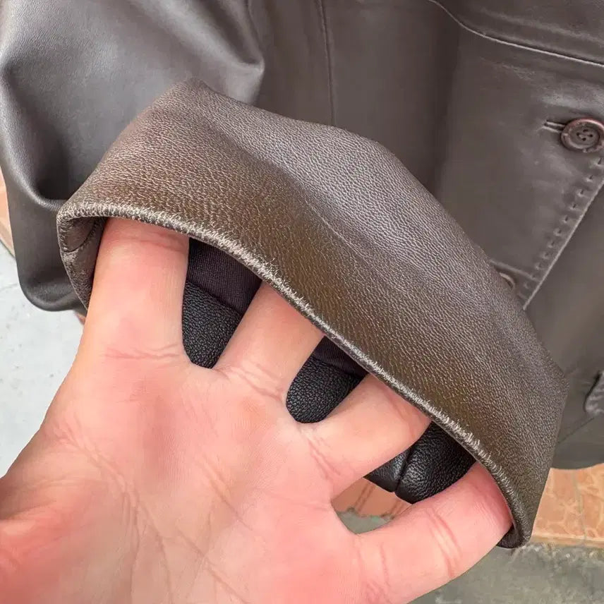 [BUNJANG] Vintage Lambskin Leather Jacket / Vintage 양가죽 자켓