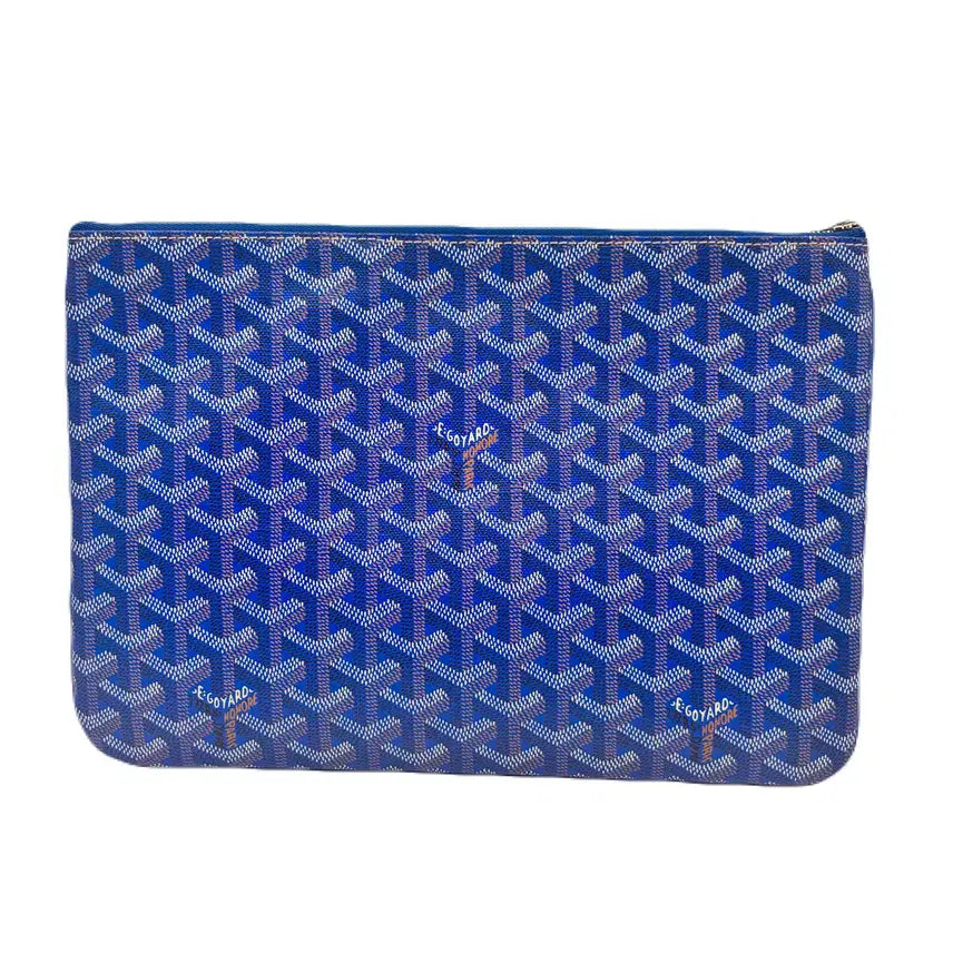 [BUNJANG] Goyard Sena Clutch MM Blue / 고야드 세나 클러치 MM 블루