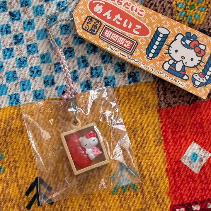 [BUNJANG] Sanrio Mentai Kitty Strap / 고전 멘타이코 명란 키티 스트랩 / 산리오