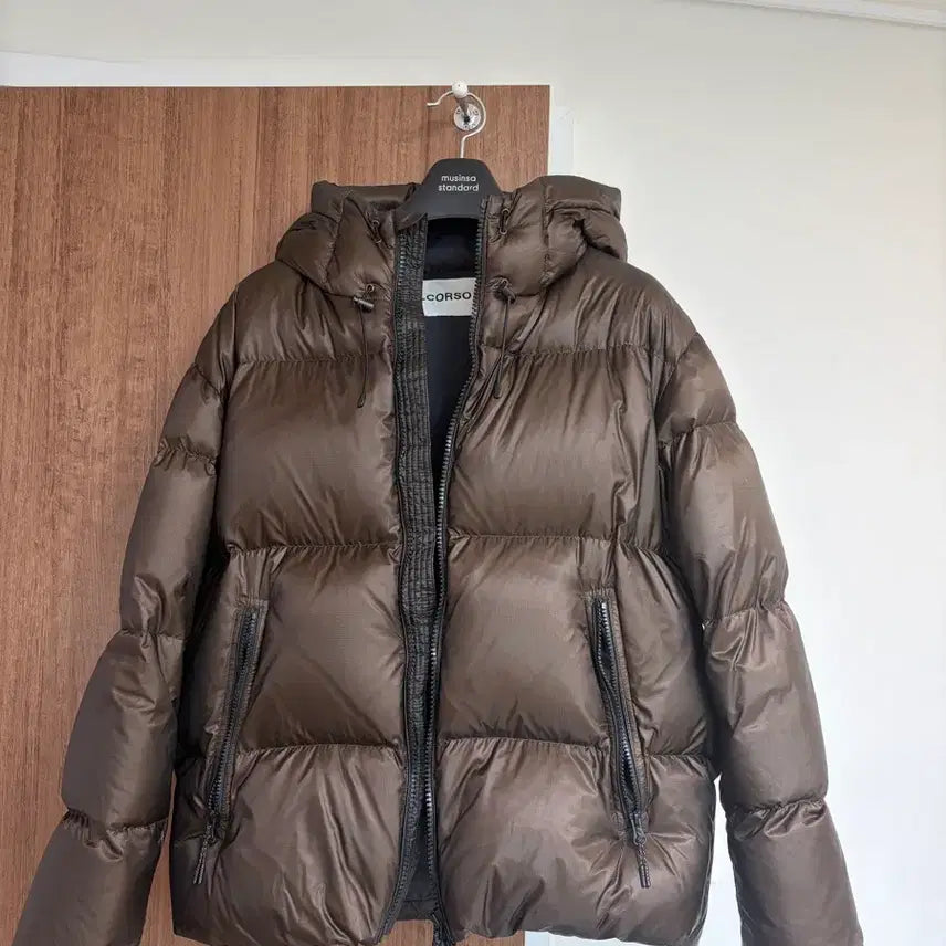 [BUNJANG] Il Corso European Goose Sporting Gear Down Jacket Brown (Size S) / 일꼬르소 유러피안 구스 스포팅 기어 다운 점퍼 브라운 S사이즈