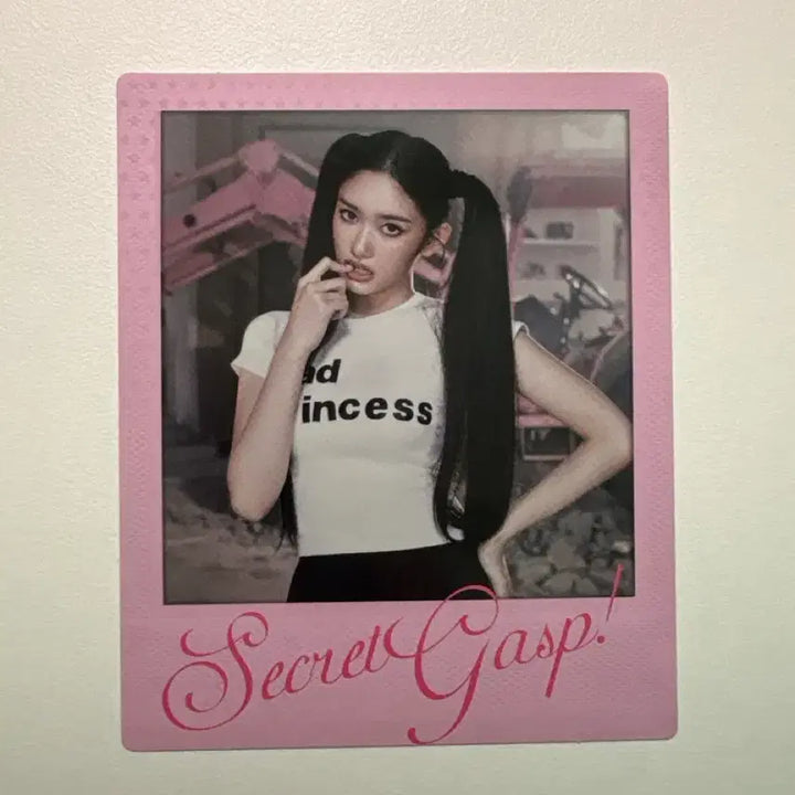 아이브 이서 시크릿 gasp 폴라로이드