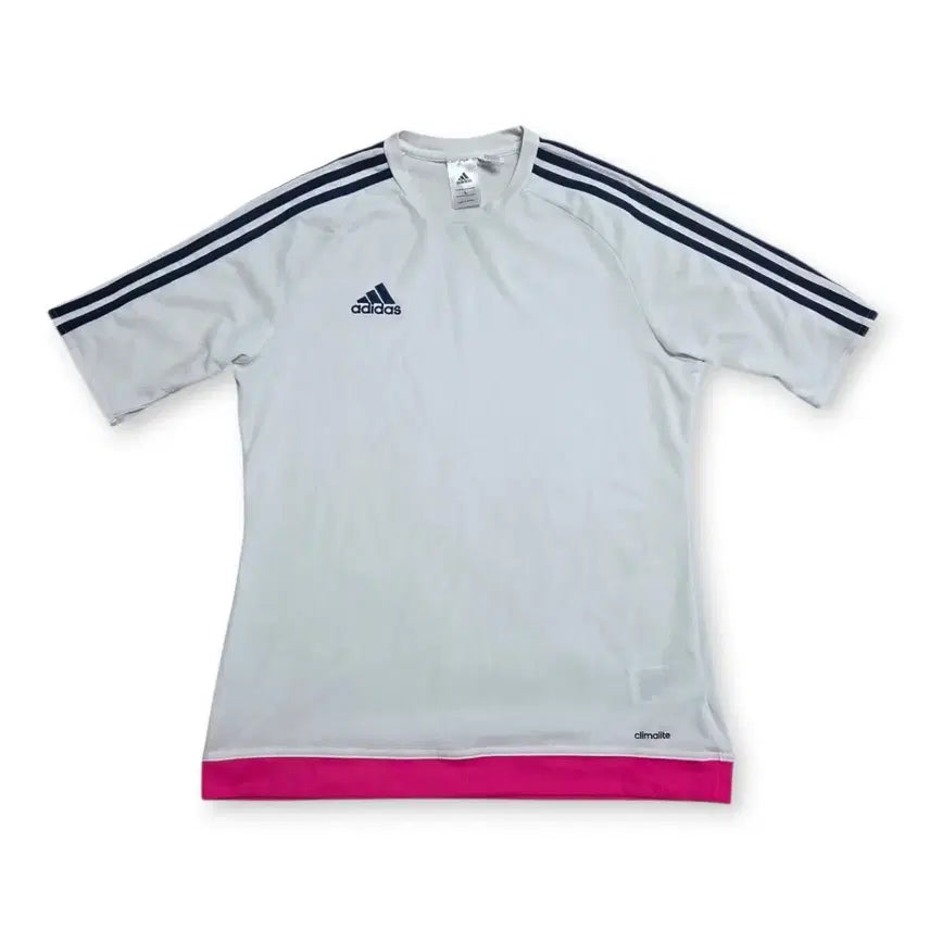 [BUNJANG] Adidas Estro Jersey White Short Sleeve T-shirt / Adidas 아디다스 에스트로 저지 화이트 스포츠 반팔 티셔츠