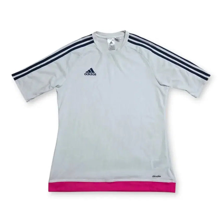 [BUNJANG] Adidas Estro Jersey White Short Sleeve T-shirt / Adidas 아디다스 에스트로 저지 화이트 스포츠 반팔 티셔츠