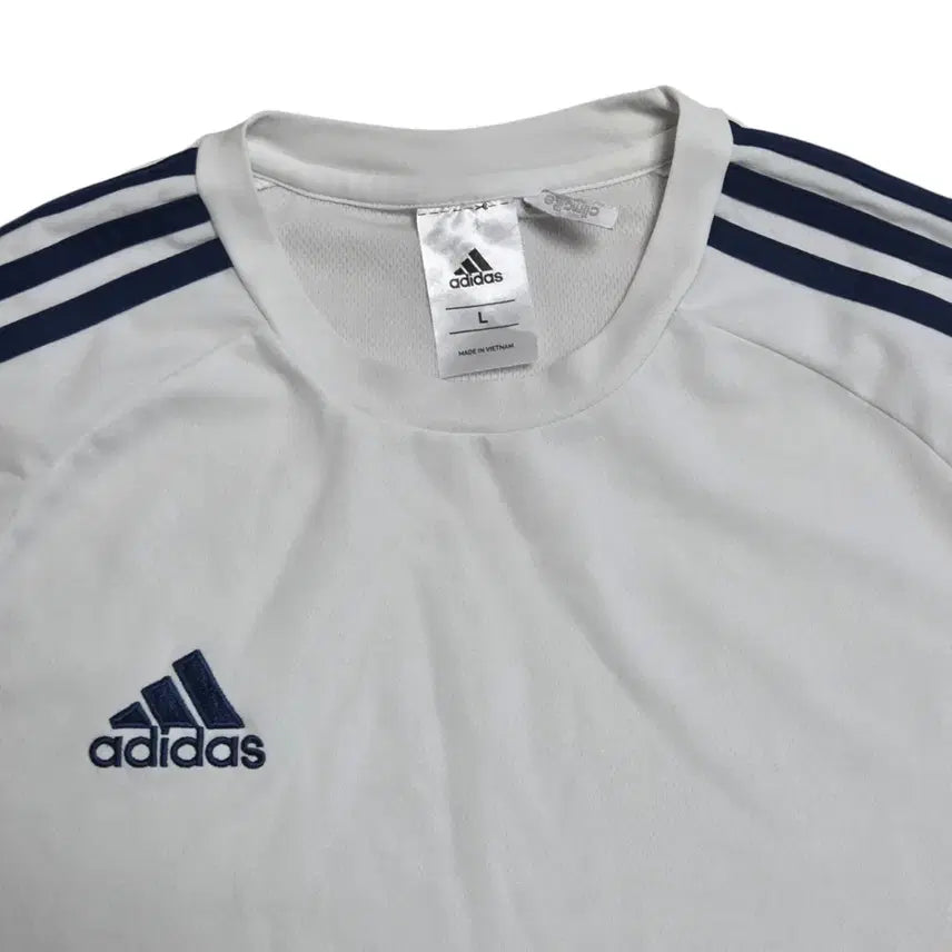 [BUNJANG] Adidas Estro Jersey White Short Sleeve T-shirt / Adidas 아디다스 에스트로 저지 화이트 스포츠 반팔 티셔츠