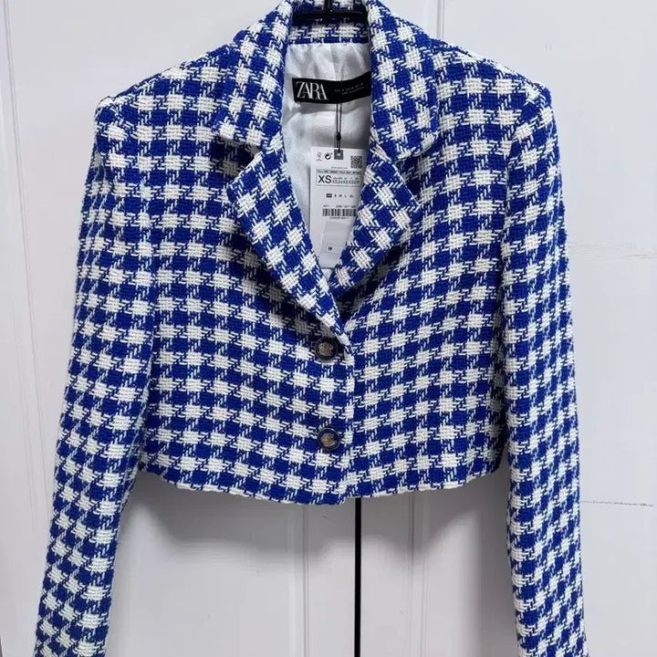 [BUNJANG] Zara Tweed Crop Jacket / 택있는새상품 자라 트위드 크롭 자켓