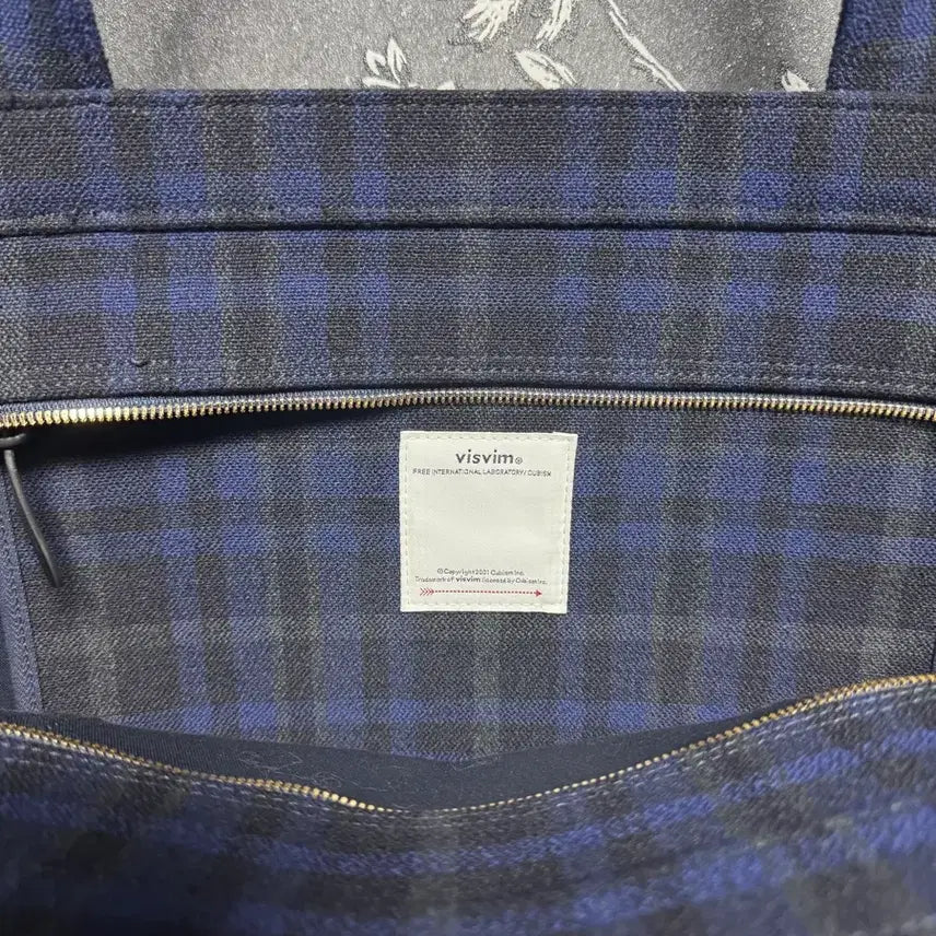 [BUNJANG] Visvim Buffalo Check Tote Bag (M) / 비즈빔 24aw 버팔로 체크 토드백 (M)