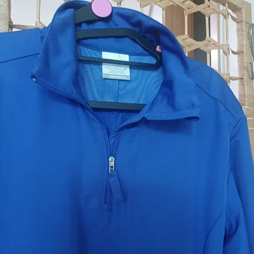 [BUNJANG] Nike Blue Half-Zip Windbreaker / 나이키 블루 바람막이 하프집업