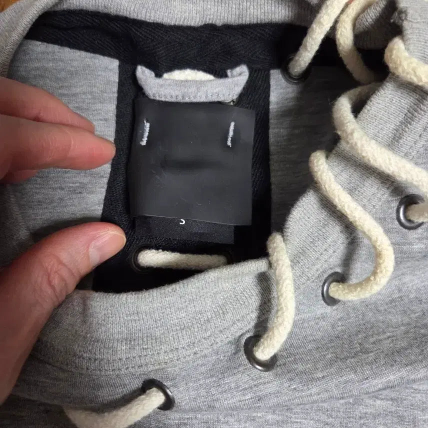 [BUNJANG] Craig Green Gray Lace-Up Sweatshirt / Craig Green 그레이 레이스업 맨투맨 티셔츠