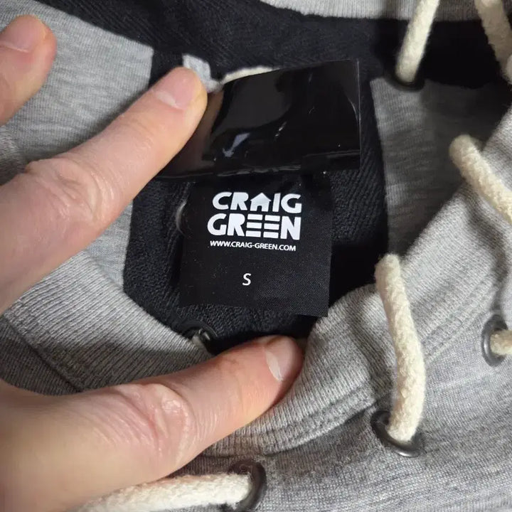 [BUNJANG] Craig Green Gray Lace-Up Sweatshirt / Craig Green 그레이 레이스업 맨투맨 티셔츠