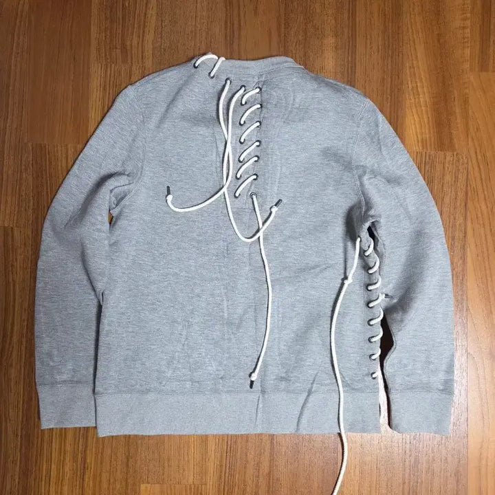 [BUNJANG] Craig Green Gray Lace-Up Sweatshirt / Craig Green 그레이 레이스업 맨투맨 티셔츠