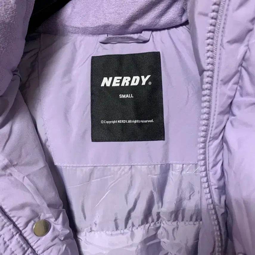[BUNJANG] NERDY Long Padded Jacket Neptune Light Purple / 널디 NERDY 롱 패딩 라벤더 남여공용 넵튠 라이트퍼플 연보라