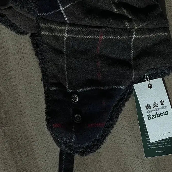 [BUNJANG] Barbour Tartan Trapper Hat / 바버 타탄체크 트루퍼 햇