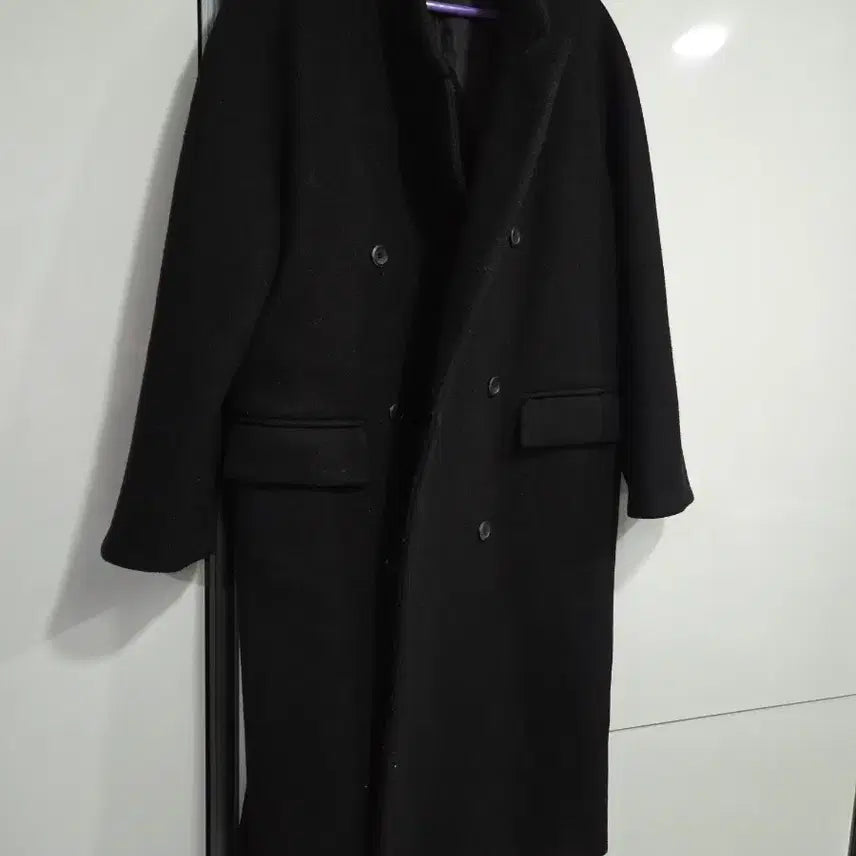 [BUNJANG] made to HUB Black Double Coat / made to HUB 블랙 더블 코트