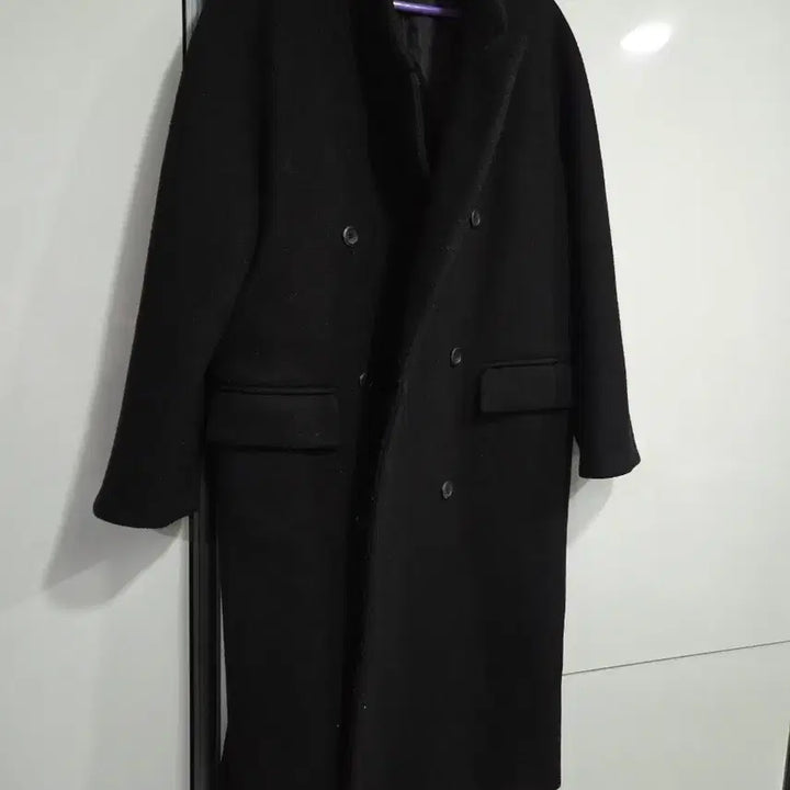 [BUNJANG] made to HUB Black Double Coat / made to HUB 블랙 더블 코트