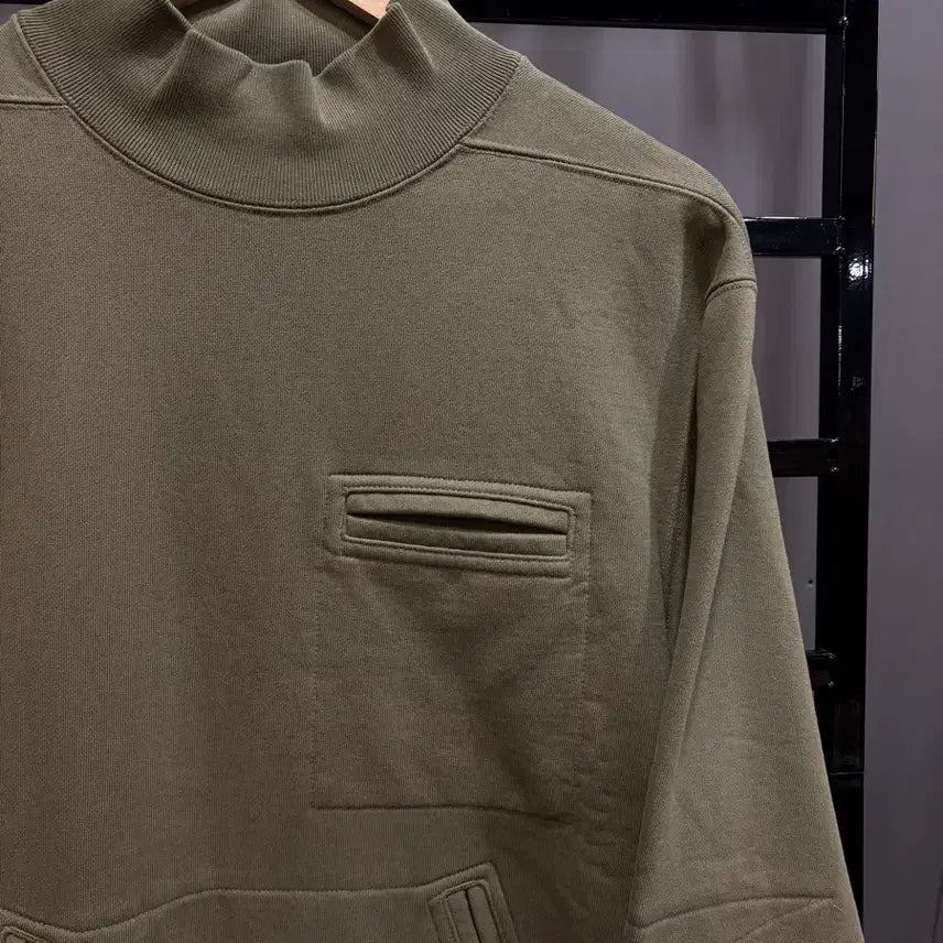 [BUNJANG] Spectator Olive Drop Heavy Fleece Sweatshirt / (XL) 스펙테이터 워싱 올리브 드랍 머서라이즈 헤비 플리스 새상품 12