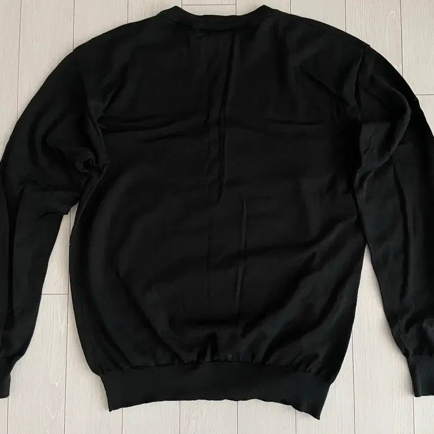 [BUNJANG] MOSCHINO Couture Character Embroidered Black Cotton Knit Sweater / [MOSCHINO]모스키노 꾸뛰르 캐릭터 자수 카튼  블랙 니트/스웨터