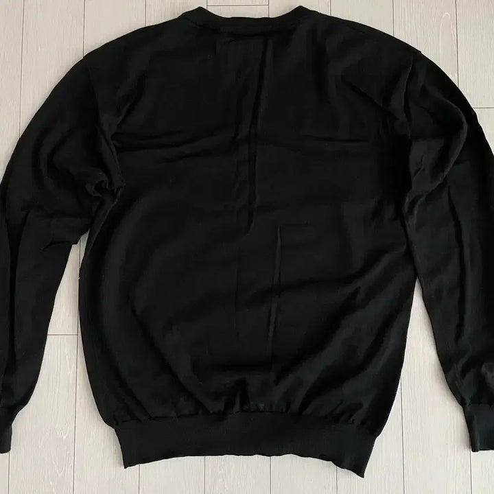[BUNJANG] MOSCHINO Couture Character Embroidered Black Cotton Knit Sweater / [MOSCHINO]모스키노 꾸뛰르 캐릭터 자수 카튼  블랙 니트/스웨터