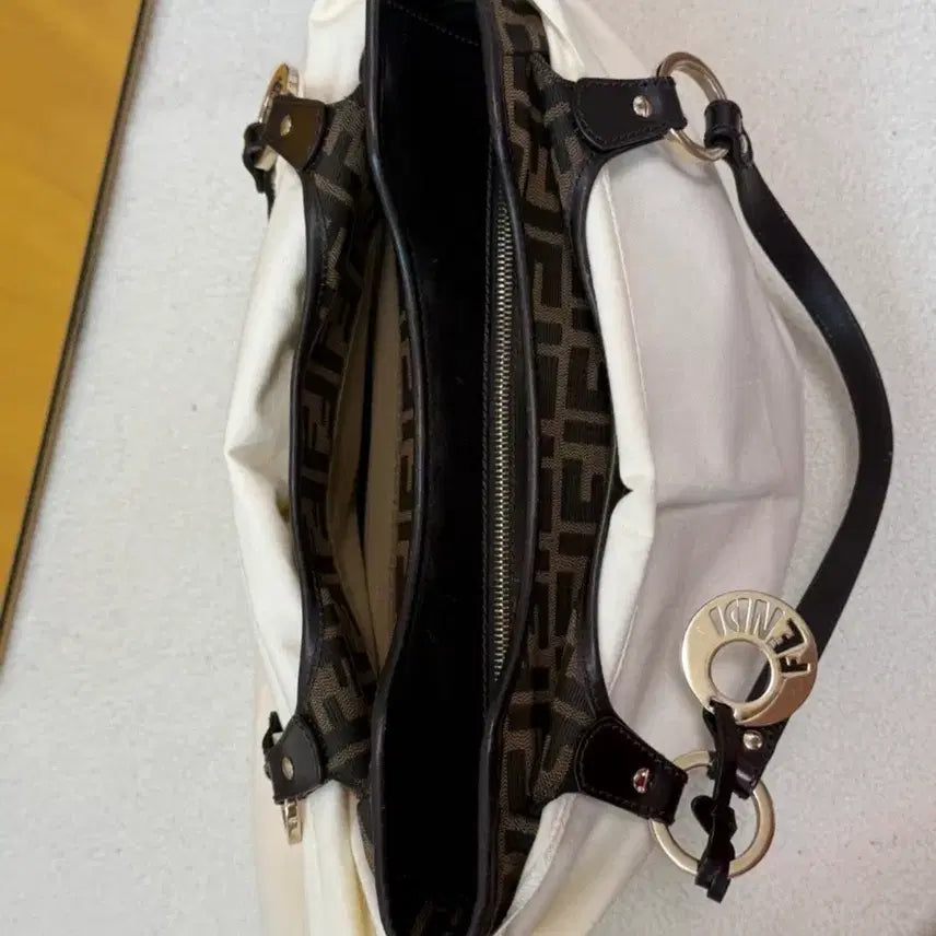 [BUNJANG] Fendi FF Logo Brown Tote Bag / 펜디 FF로고 토트백 브라운 쇼퍼백(오늘만 이 할인 가격!)