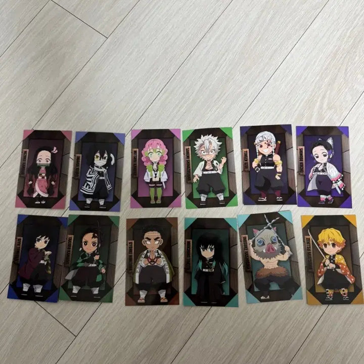 [BUNJANG] Demon Slayer Character Metal Keyring Set / cgv 귀멸의 칼날 무한성 캐릭터 메탈 키링 전종