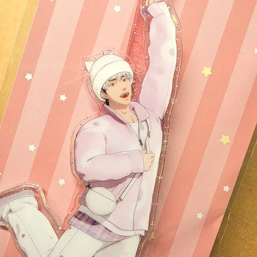 [SOLD OUT] 미개봉)PLAVE 플레이브 플뿌우 아크릴 스틱 키링, 캔뱃지 - 은호