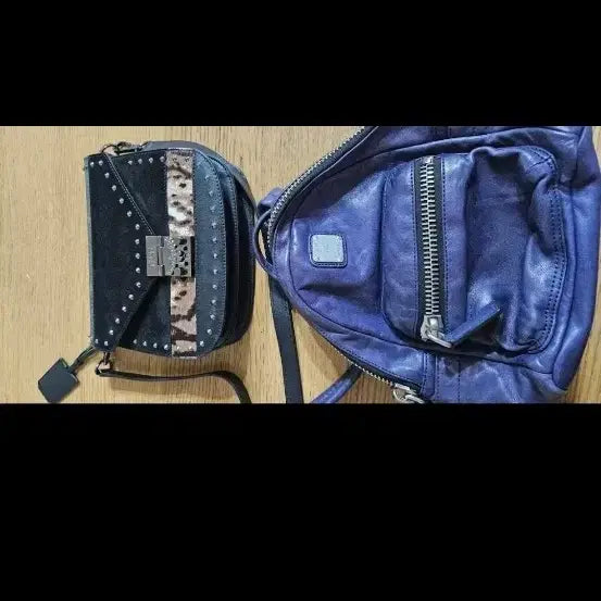 [BUNJANG] MCM Crossbody Bag and Backpack Bundle Set / MCM 가방 2종 세트 크로스백 백팩