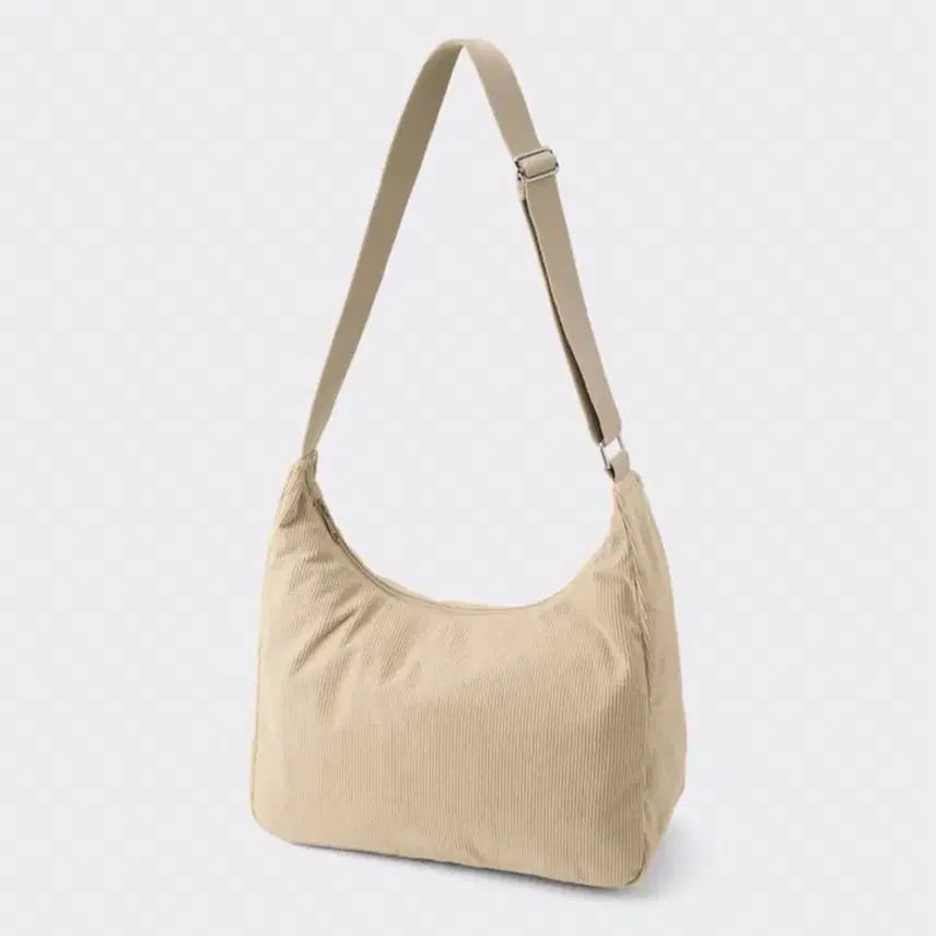 [BUNJANG] GU Corduroy Shoulder Bag / GU 남녀공용 코듀로이 숄더백 8000원
