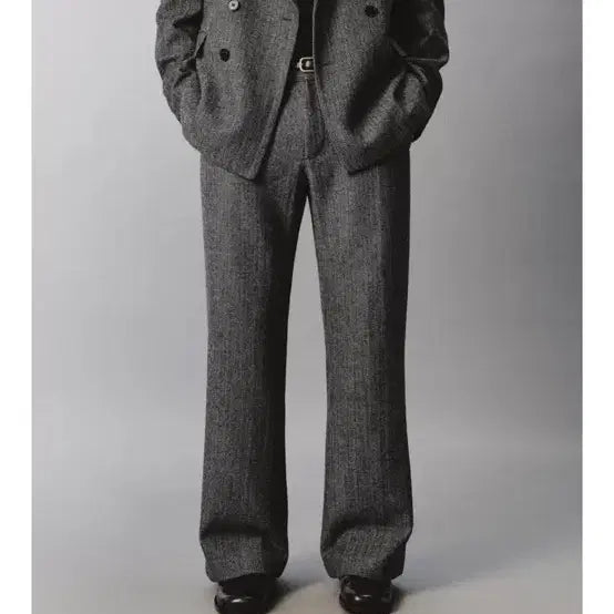[BUNJANG] Zara Herringbone Suit Pants - 34 / 자라 - 울 헤링본 수트팬츠 -34
