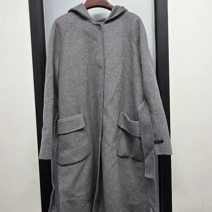 [BUNJANG] A.V.F Handmade Long Hooded Coat / 아니베에프 핸드메이드 롱후드코트 L