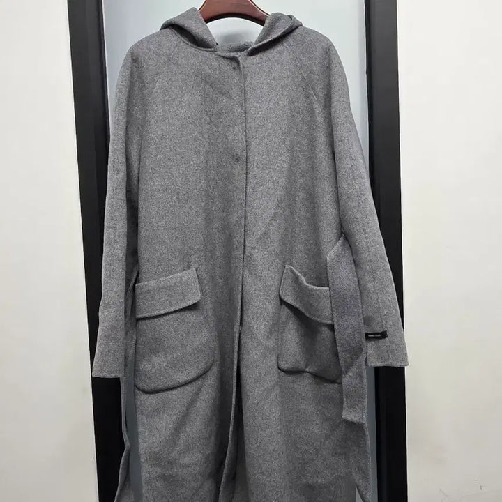 [BUNJANG] A.V.F Handmade Long Hooded Coat / 아니베에프 핸드메이드 롱후드코트 L