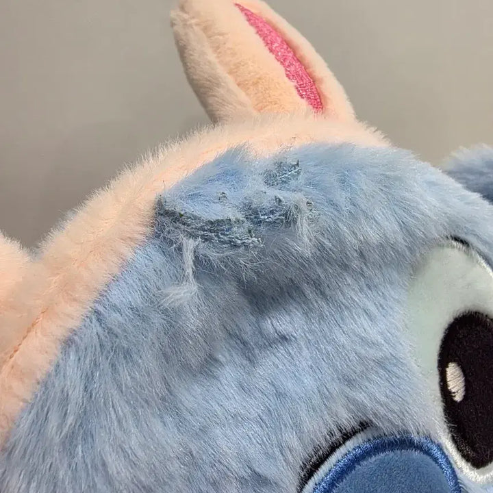 [BUNJANG] Disney Stitch Rabbit Headband Pouch Keyring / 정품 스티치 토끼 머리띠 인형 파우치 키링 택있음