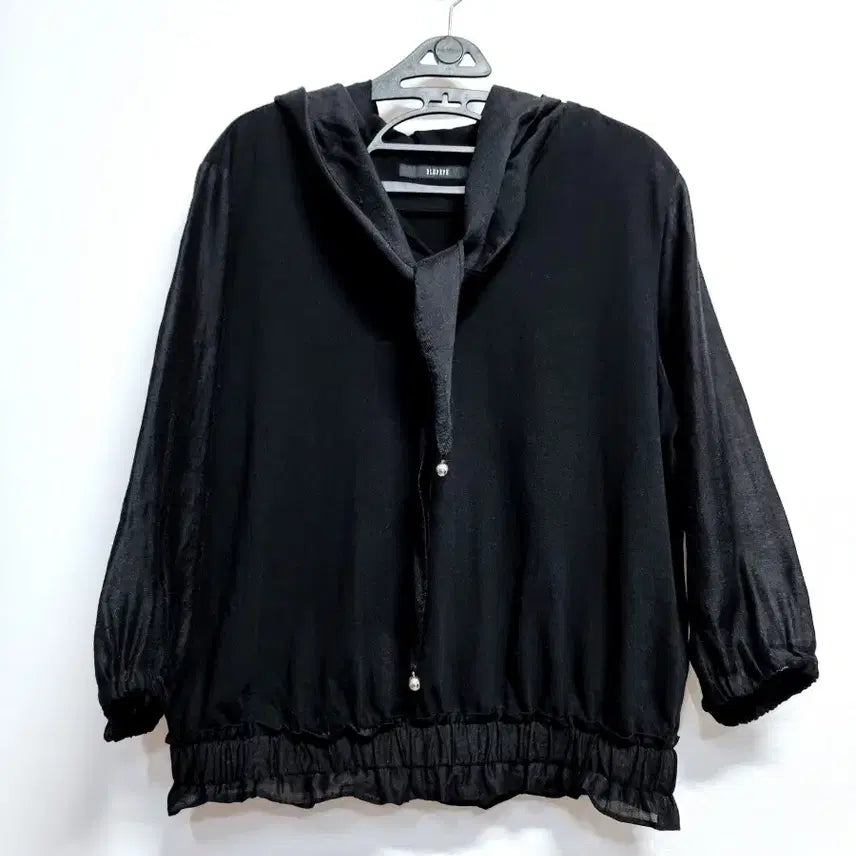[BUNJANG] Blue Peper Black Shirred Blouse / 블루페페 블랙 셔링 블라우스