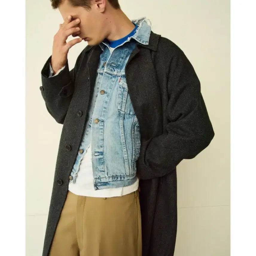 [BUNJANG] Beams x J.Press Balmacan Coat / 빔즈 x 제이프레스 별주 발마칸코트