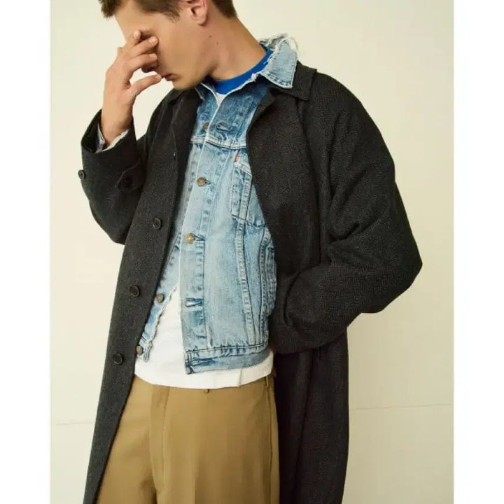 [BUNJANG] Beams x J.Press Balmacan Coat / 빔즈 x 제이프레스 별주 발마칸코트