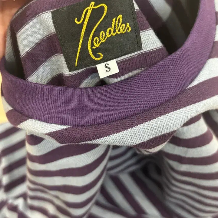 [BUNJANG] Needles Stripe Short Sleeve T-shirt / 니들스 스트라이프 반팔티